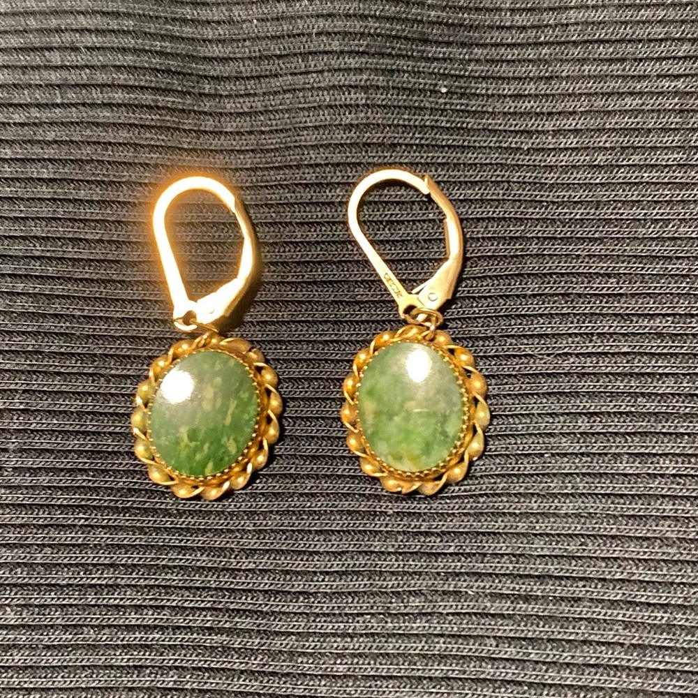 Vintage Jade Earrings